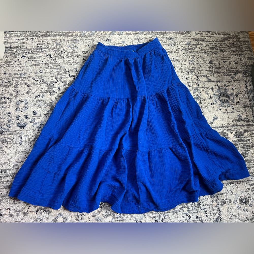 Soft Surroundings Ruari Gauze Maxi Skirt - Picture 2 of 6